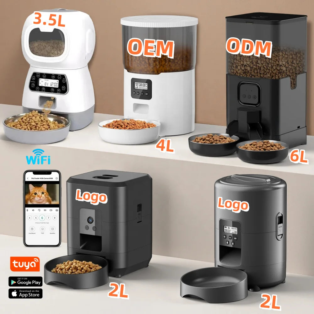 PawVera™ Smart Automatic Pet Feeder | 2L Timed Food Dispenser for Cats & Dogs
