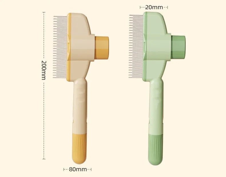 Pawvera™ Self-Cleaning Slicker Brush – One-Click Pet Hair Remover for Dogs & Cats