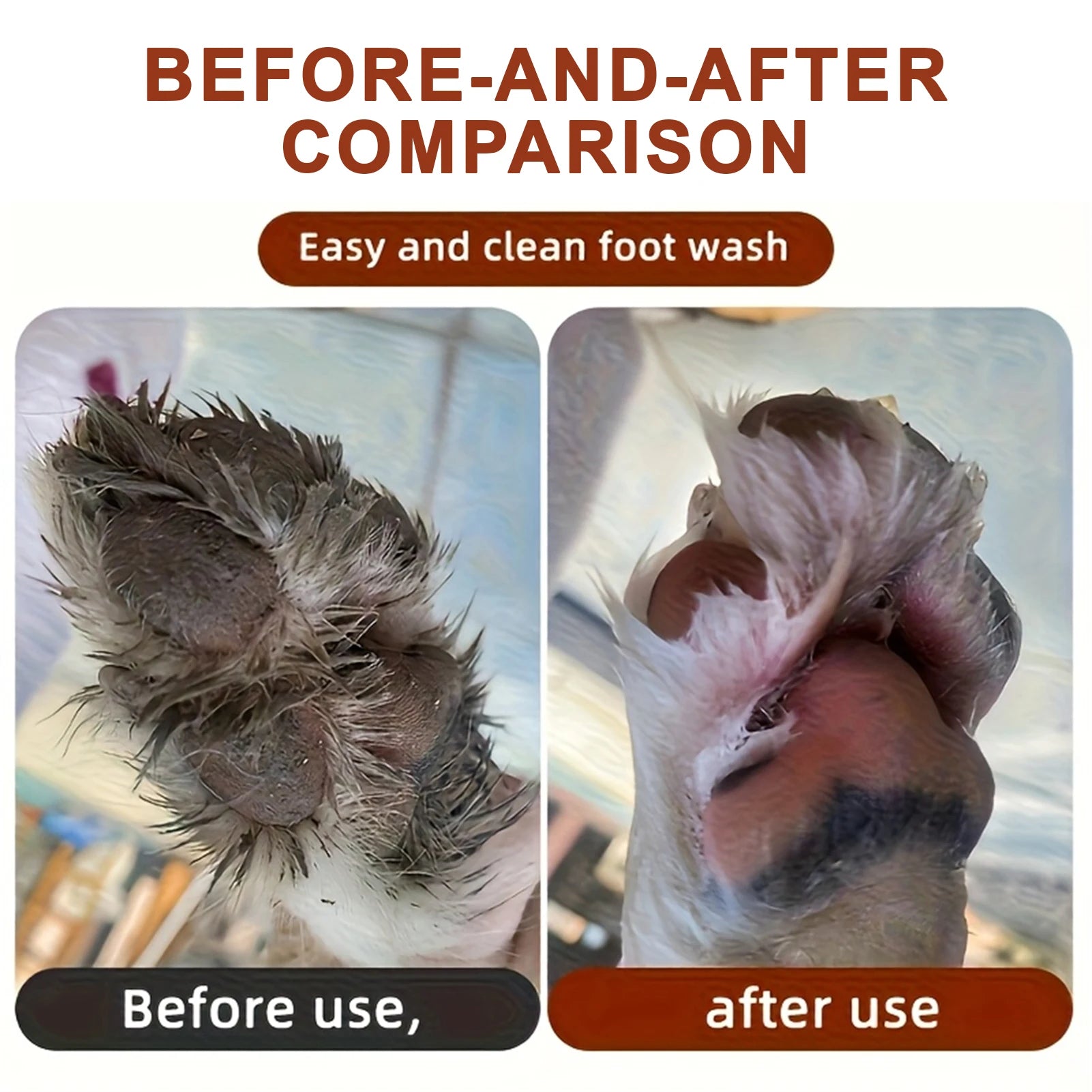 Portable Paw Cleaner Cup – Gentle No-Scrub Cleaner for Dogs & Cats