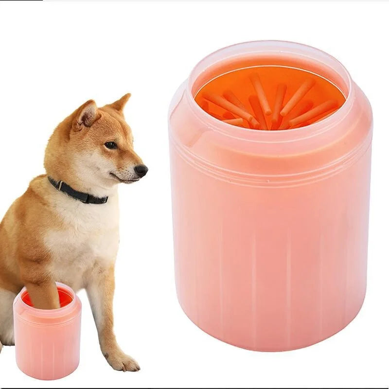 Dog Paw Cleaner Cup with Soft Silicone Bristles | Portable Pet Paw Washer for Quick & Easy Cleaning