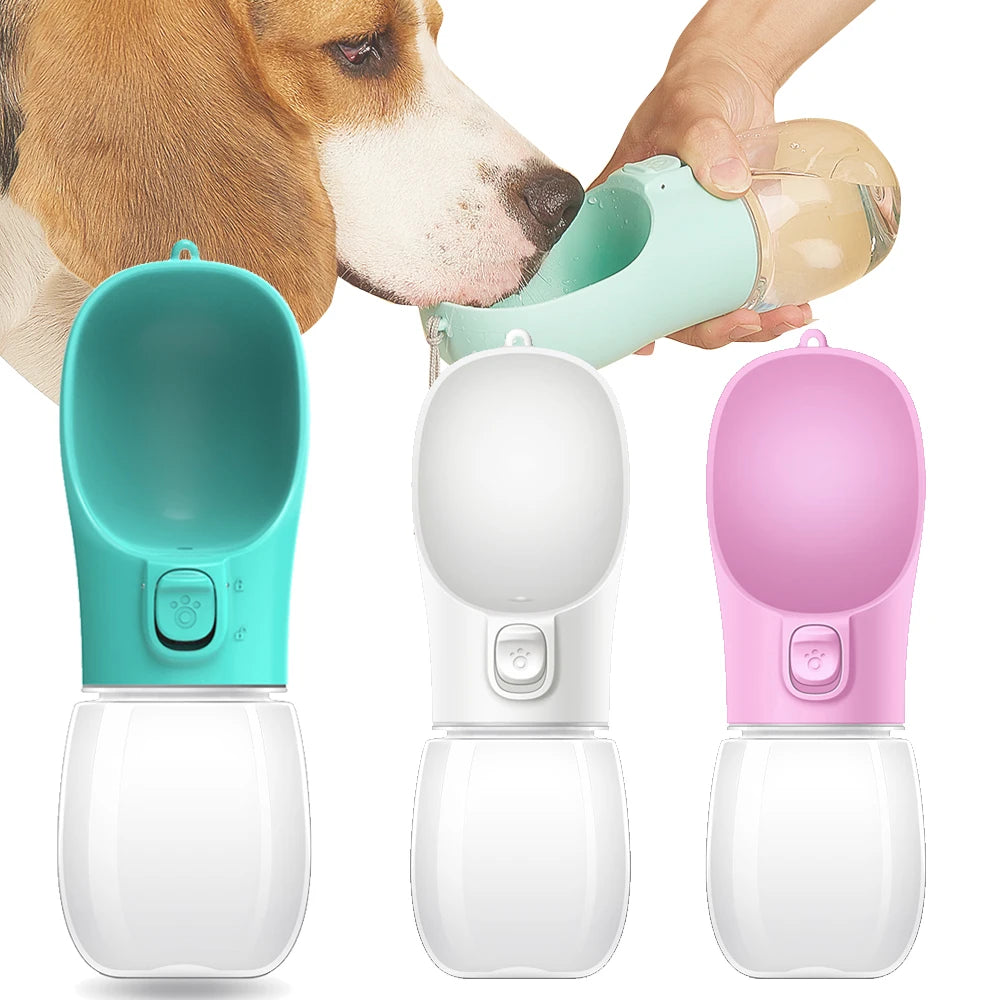 Portable Leakproof Dog Water Bottle for Travel & Walks – Pawvera™