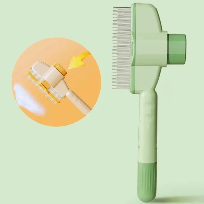 Pawvera™ Self-Cleaning Slicker Brush – One-Click Pet Hair Remover for Dogs & Cats