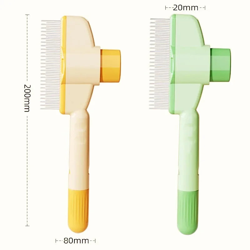 Pawvera™ Self-Cleaning Slicker Brush – One-Click Pet Hair Remover for Dogs & Cats