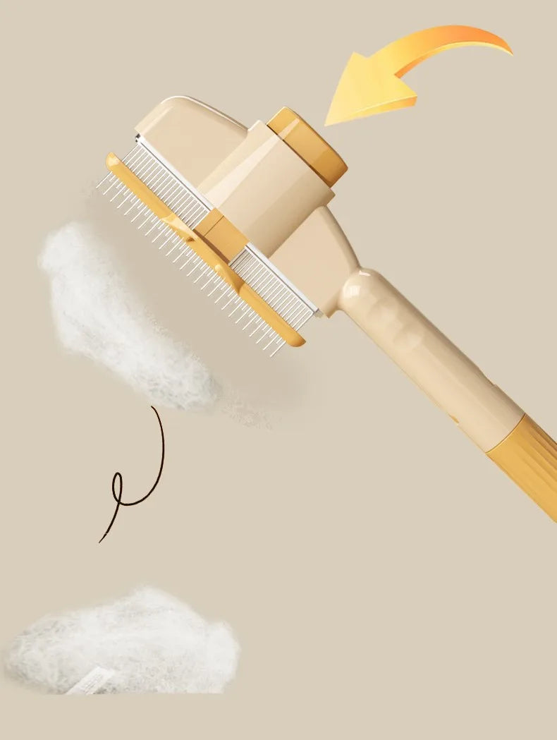 Pawvera™ Self-Cleaning Slicker Brush – One-Click Pet Hair Remover for Dogs & Cats