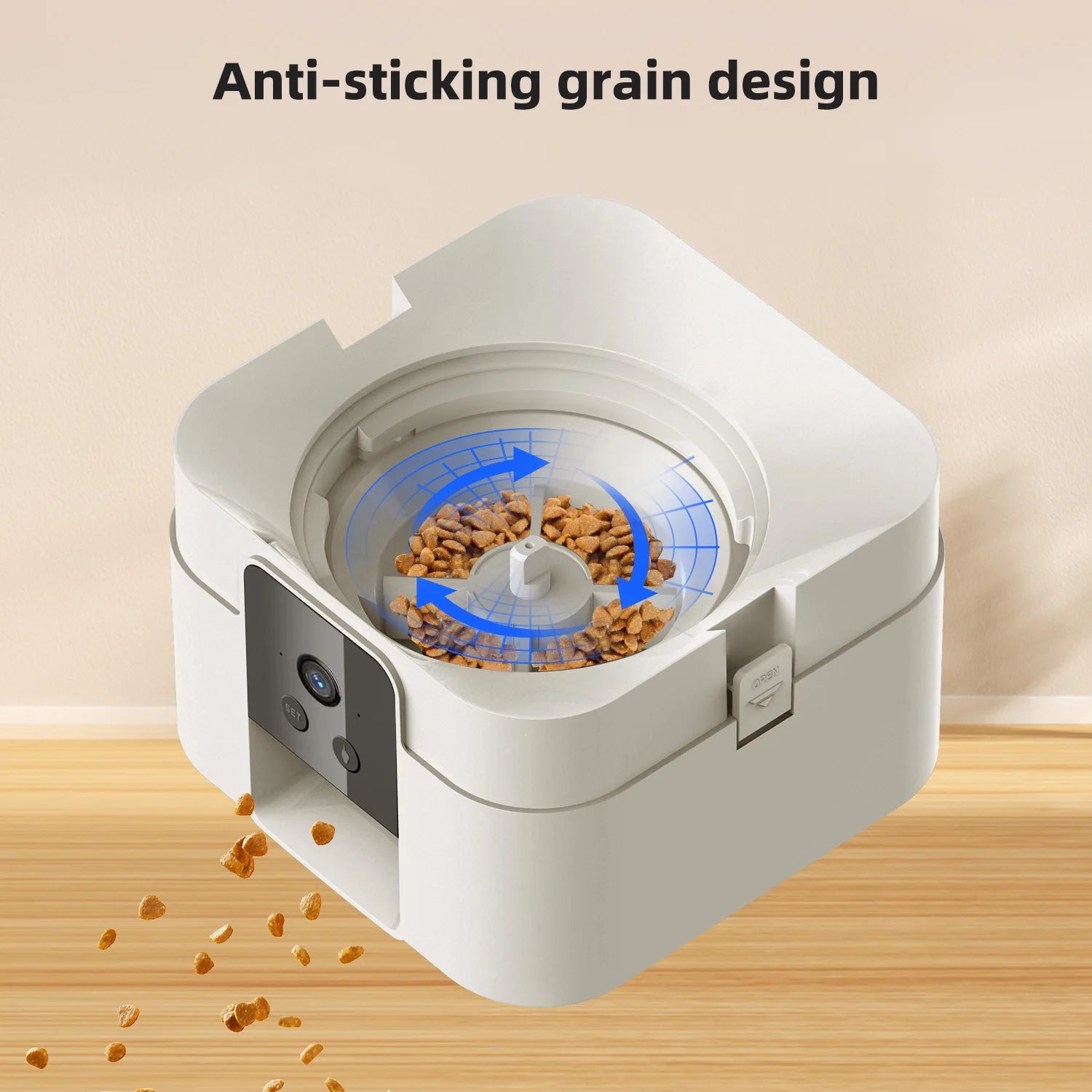 Pawvera™ Smart Wi-Fi Automatic Pet Feeder with Camera – Remote App-Controlled Food Dispenser for Cats & Small Dogs