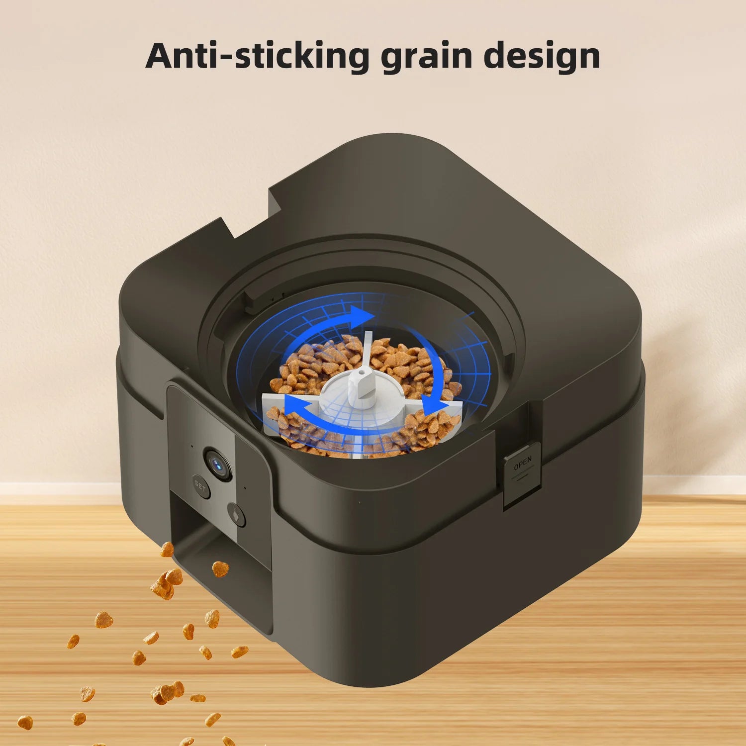 Pawvera™ Smart Wi-Fi Automatic Pet Feeder with Camera – Remote App-Controlled Food Dispenser for Cats & Small Dogs