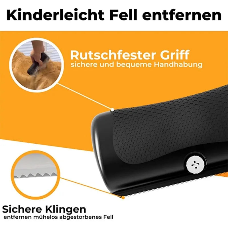 FurControl™ Professional Deshedding Brush for Dogs & Cats – Reduce Shedding & Keep Coat Healthy