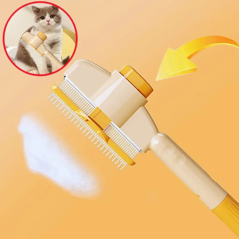 Pawvera™ Self-Cleaning Slicker Brush – One-Click Pet Hair Remover for Dogs & Cats